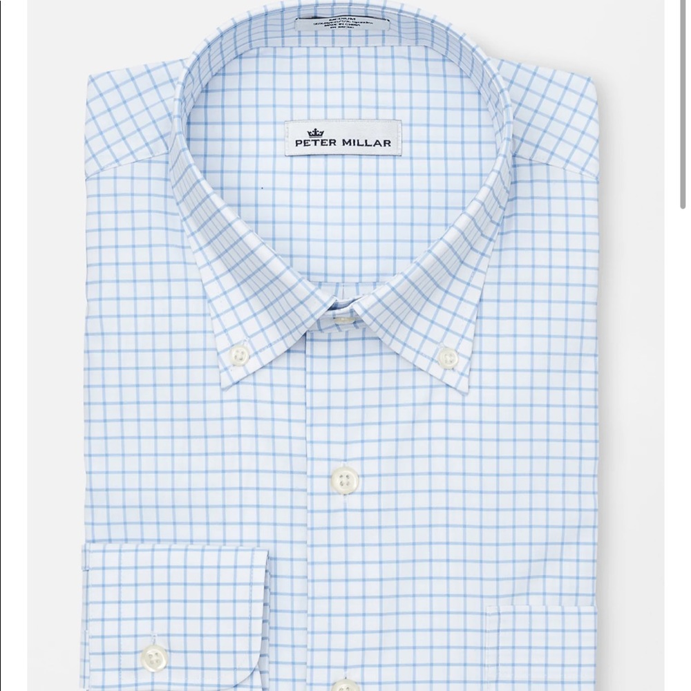 Peter Millar Men’s Performance Summer Comfort Button Down Shirt